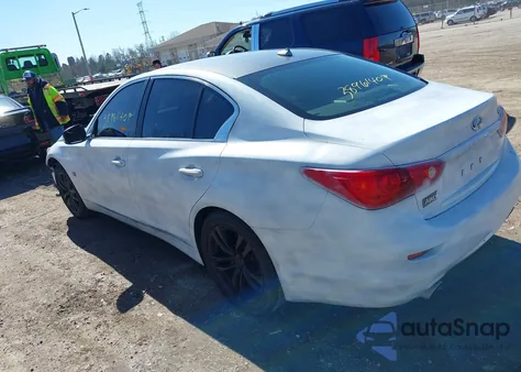 2015 Infiniti Q50 Premium из США, поврежденный, VIN JN1BV7AR4FM391965